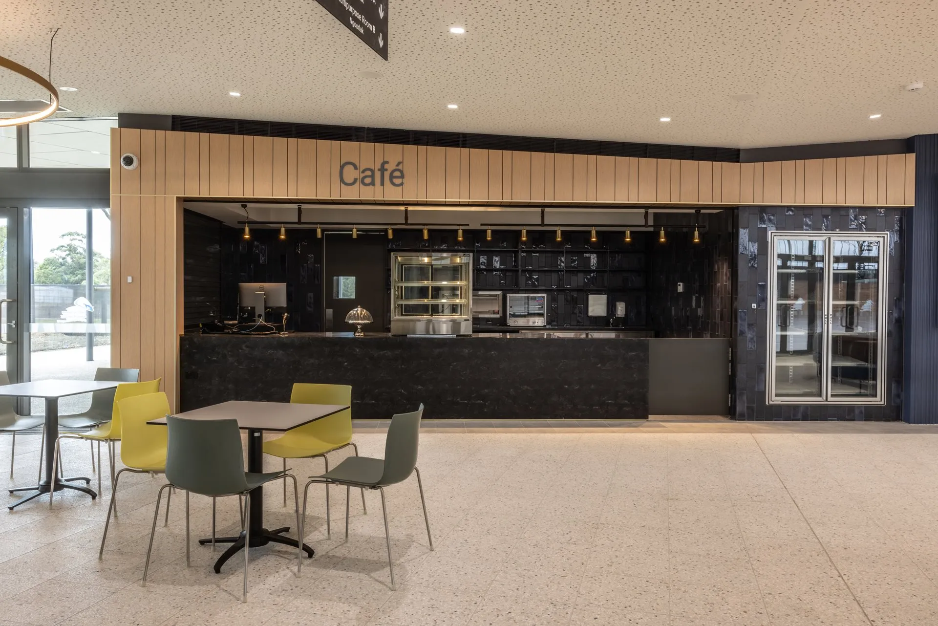 Cafe and dining area.