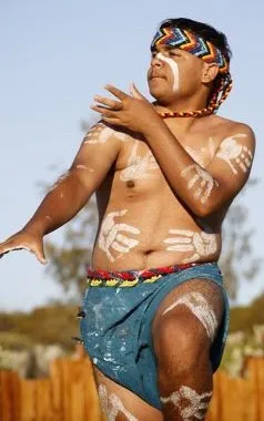 Aboriginal dancing.